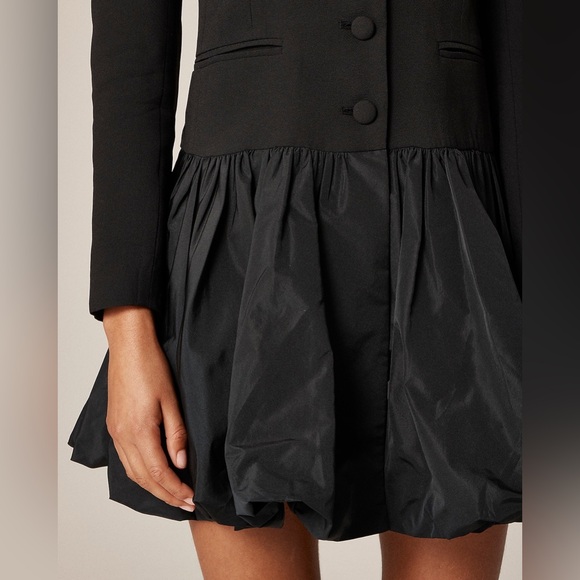 J. Crew Lady Jacket Mixi Mini Dress in Black Size 4 NWT - Picture 4 of 12